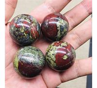 home decoration Natural Dragon Blood Stone Jasper Crystal Sphere Ball Great Choice for Home Decoration (Size : 3pc)