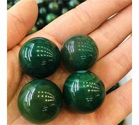 home decoration Natural gem Green Agate Agate Ball Crystal Ball Reiki Ball Home Decor Great Choice for Home Decoration (Size : 3pc)