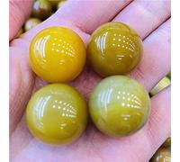 home decoration Natural gem Yellow Agate Agate Ball Crystal Ball Reiki Ball Home Decor Great Choice for Home Decoration (Color : Yellow, Size : 5pc)