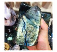 home decoration Natural Genuine Blue Labradorite Decorate Domestic Adornment Evolution Crystal (Size : 1.4-1.5kg)