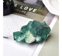 home decoration Natural Green Fluorite Raw Ore Sample Irregular Crystal Stone Home Decoration,Green Fluorite,280-350g (Color : Green Fluorite, Size : 350-400g)