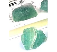 home decoration Natural Green Fluorite Raw Specimen Irregular Crystal Stone,Green Fluorite,50g (Color : Green Fluorite, Size : 100g)