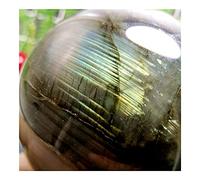 home decoration Natural Labradorite Crystal Ball Quartz Point Crystals Stones Handmade Home Decor stone Gift Beautiful (Size : 70mm)