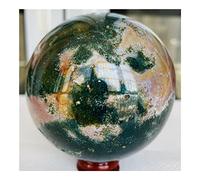 home decoration Natural Ocean Jasper Quartz Ball Crystal Miracle Ocean Stone Ball Stones (Color : Multicolor, Size : 750-800g)