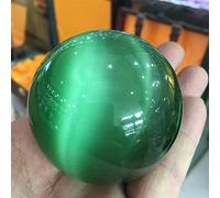 home decoration Natural Quartz Green Cat's Eye Crystal Ball 60 mm Great Choice for Home Decoration