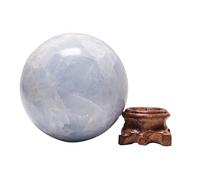 home decoration Natural Quartz Stone Ball Kyanite Crystal Sphere 5CM-9CM 1PC Suitable for Furniture Decoration (Color : 1pc 65mm)