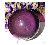 home decoration Natural Rainbow Obsidian Quartz Crystals Sphere Ball Quartz Crystals and Stones Decoration Gift Beautiful (Size : 60mm)