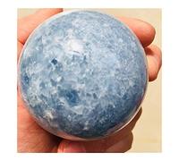 home decoration Natural Rare kyanite Quartz Crystal Ball Home Decoration Natural Stone Cutting and polishing Room Decoration (Size : 6cm)