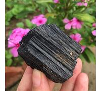 home decoration Natural raw Black Tourmaline Rock Stones and Crystals Beautiful Crystal (Color : 70-80g)