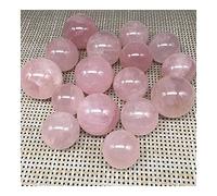 home decoration Natural Rose Quartz Massage Ball Polished Minerals Stones and CrystalsSphere Home DecorationCrystal Crystal (Size : 40-50mm)