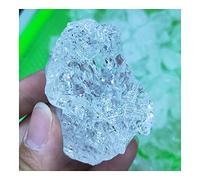 home decoration Natural Rough Sample Clear Crystal Stone raw Burst White Quartz Palm Stone Crystals Beautiful (Color : 70-80g, Size : M)