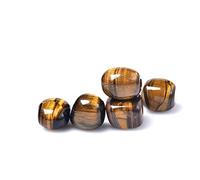 home decoration Natural Stone Specimen Square Polished Aquarium Fish Tank Home Decoration,Tigers Eye,50g (Color : Tigers Eye, Size : 50g)