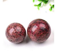 home decoration Natural Stone Spherical Stone Home Decoration Exquisite Souvenir,ball2,200-300g (Color : Ball 4, Size : 300-400g)