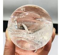 home decoration Natural Transparent Polished Quartz Crystal Ball Reiki Great Choice for Home Decoration (Size : 7-7.5cm)