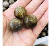 home decoration Natural Treasure Lime Agate Agate Ball Crystal Ball Reiki Ball Home Decor Great Choice for Home Decoration (Size : 5pc)
