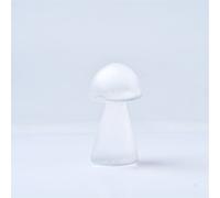 home decoration Natural White Selenium Little Mushroom Handmade Crystal Carving Plaster Stone Decoration Cat Eye Plaster Gemstone DIY Suitable for Furniture Decoration