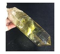 home decoration Rainbow Natural Raw Citrine Quartz Crystal Point Yllow Gemstone Wand Obelisk Room Decoration