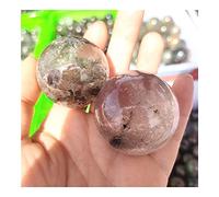 home decoration Rare Gemstones Natural Garden Quartz Crystal Quartz Sphere Ball Specimen Collection Gifts Room Decoration (Size : 1pc)
