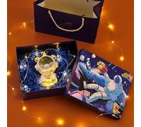 Home Decoration Resin Astronaut Figurines Night Light Home Decoration Accessories Cosmonaut Statue Sculpture Room Decor Kid Gift