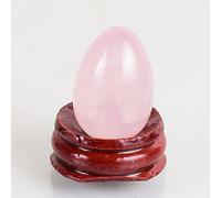 home decoration Rose Quartz Egg Undrilled Massage Egg Set Exercise Natural Stone,45x30 Mm Crystal (Color : 30x20 Mm)
