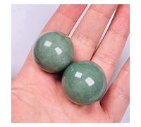 home decoration Sculpture Sculpture Crystal Ball 2Pcs Natural Dongling Jade Crystal Ball, Reiki Statues