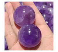 home decoration Sculpture Sculpture Crystal Ball 3-4cm 1pc Natural Amethyst Quartz Sphere Crystal Ball Purple Stone Crystal Stone Ball Reik Statues