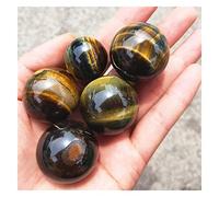 home decoration Sculpture Sculpture Crystal Ball 5 pcs Natural Blue Tiger Eye Quartz Stone Balls Tiger-Eye Crystal Sphere Ball Decor Statues
