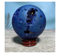 home decoration Sculpture Sculpture Crystal Ball Natural Sphalerite Aura Ball Quartz Crystal Geode Cluster Stones Specimen Crafts Statues