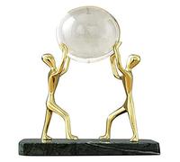 home decoration Sculpture Statue Ornament Sculpture Decoration Art Sculpture Create Brilliant Decorative and Crystal Ball Ornament Crafts Console Table Decor Figurine Accent Statues
