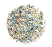 home decoration Small Green Stones Polished River For Ornamental Plants Aquarium Gravel Stones For Potted Plants Succulents Bonsai Terrarium Fairy Garden DIY Project 100g Outdoor Stone Decorations