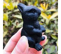 home decoration Stone Crafts Natural Obsidian Hand-Carved Polished CrystalStone Statuette Crafts for Home Deco Collection Crystal