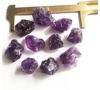 home decoration Stones 10 Pieces Amethyst Natural Rough Gemstones and Minerals Stones of The raw Amethyst Crystal Decoration Stones Draw