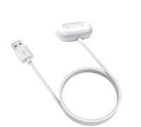 Home Desk Backup Power Cable for Wearable Device, White USB | 100 Cm Cradle with 2 Gold Pins, Replacement Cord Use