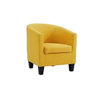 Home Detail Canberra Tub Chair, Mustard Fabric