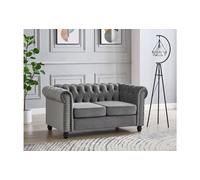 Home Detail Chester 2 Seater Sofa in Grey Home Detail Grey