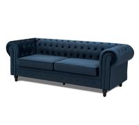 Home Detail Chesterfield Velvet 3 Seater Sofa in Navy Home Detail Navy