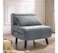 Home Detail Clover Single Sofa Bed in Grey | Size: 1 Seater Home Detail Grey 1 Seater