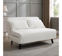 Home Detail Cornflower Double Sofa Bed, White Boucle