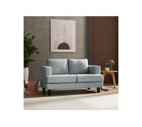 Home Detail Dale 2 Seater Linen Sofa, Pale Blue Linen Fabric