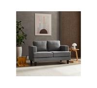 Home Detail Dale 2 Seater Sofa in Dark Grey Home Detail Dark Grey