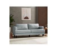 Home Detail Dale 3 Seater Sofa, Pale Blue Linen Fabric
