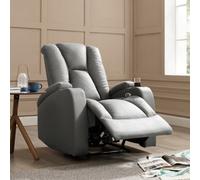Home Detail Hannah Electric Recliner Armchair in Dark Grey Home Detail Dark Grey