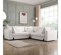 Home Detail Hayley Corner Sofa in White | Size: Large Home Detail White Large