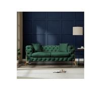 Home Detail Jaguar 2 Seater Sofa Chesterfield Design Velvet Fabric