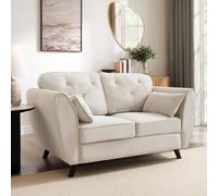 Home Detail Mona 2 Seater Sofa in Cream Home Detail Cream
