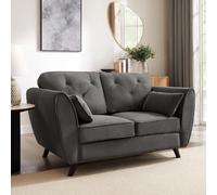 Home Detail Mona 2 Seater Sofa in Grey Home Detail Grey
