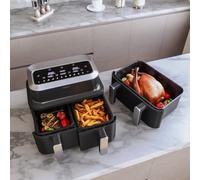 Home Detail Ometa Dual Air Fryer With Additional 9L Drawer