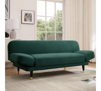 Home Detail Silas Sofa Bed With Adjustable Armrests in Green | Size: 3 Seater Home Detail Green 3 Seater