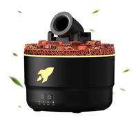 Home Diffusers | Machine With Strong Ambient Light - Aromatherapy Diffuser With Cracked Flame Effect And Small Humidifier | For Bedroom Living Room Kitchen Office School Apar