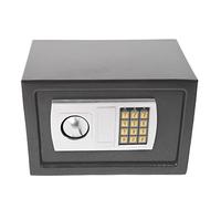 Home Digital Safety Box Steel with Keys and Pin Number Code Locking for Extra Security Wall Mounted Storage Box for Money Cash 8.5 Litre Capacity (Grey)